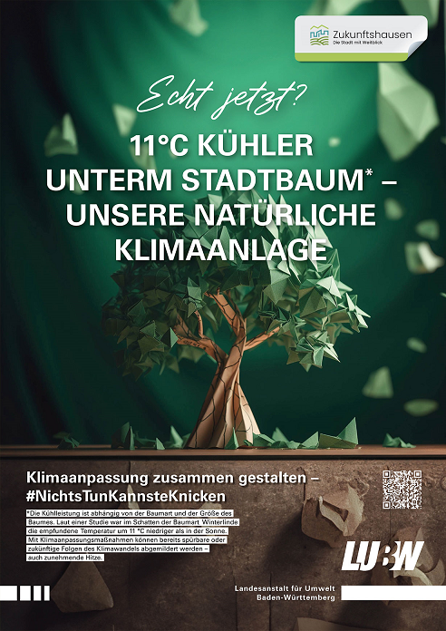 Plakat Stadtbäume aus der Plakatkampagne