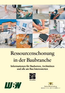  Titelbild der Broschüre Ressourcenschonung in der Baubranche
