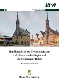 Bild auf dem Titelbild ist ein Bildvergleich - vorher und nachher - vom Rathaus Korbach. Grundlagenprojekt für Urban Mining Index