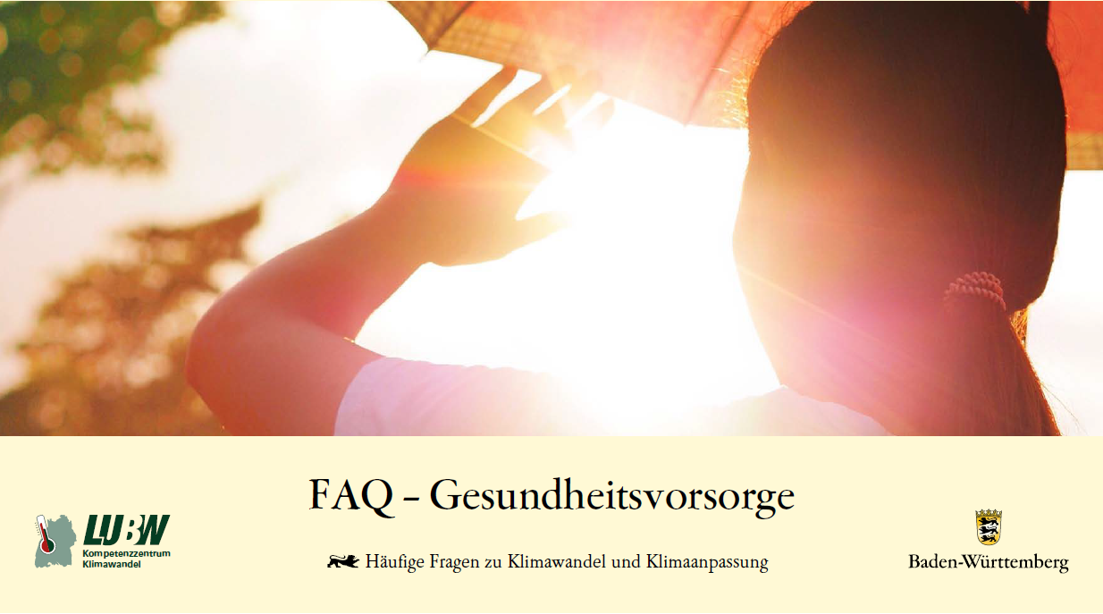  Titelbild des FAQ Gesundheitsvorsorge