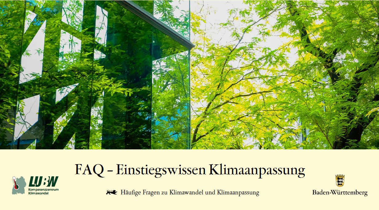  Titelbild des FAQs Einstiegswissen Klimaanpassung