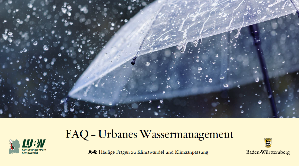  Titelbild des FAQs Urbanes Wassermanagement