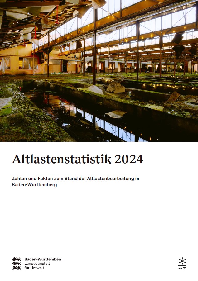 Titelseite der Broschüre "Altlastenstatistik 2024"