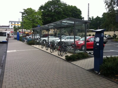 Fahrradabstellanlage am Bahnhof Wuppertal