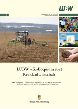Titelbild LUBW Kolloquium Kreislaufwirtschaft 2021