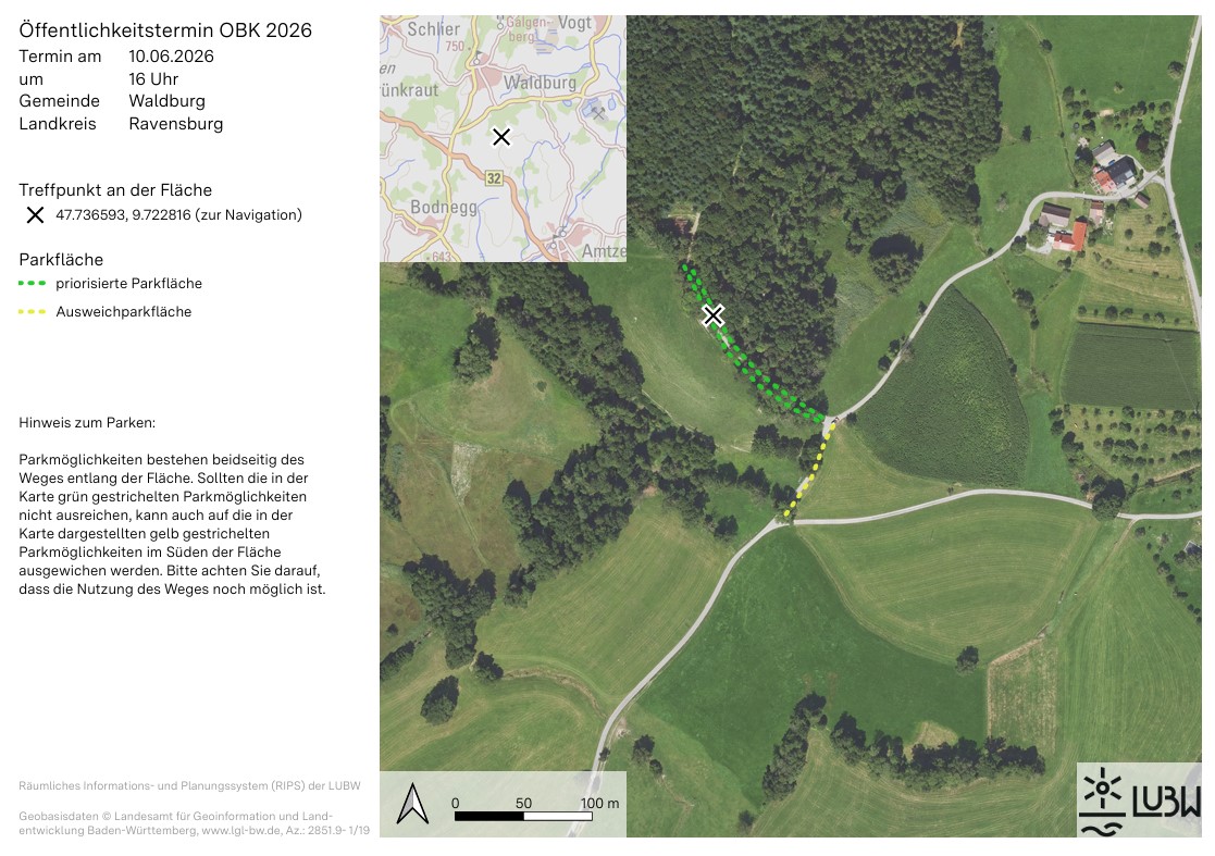  OBK2026 Karte Öffentlichkeitstermin 10.06.2026 Waldburg