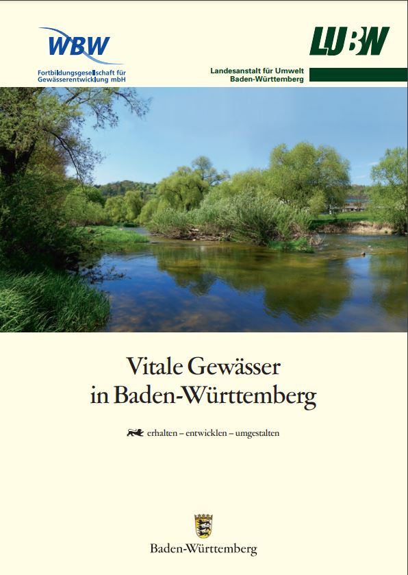  Vitale Gewässer - Vitale Gewässer erhalten, entwickeln, umgestalten - Deckblatt der Broschüre 2018