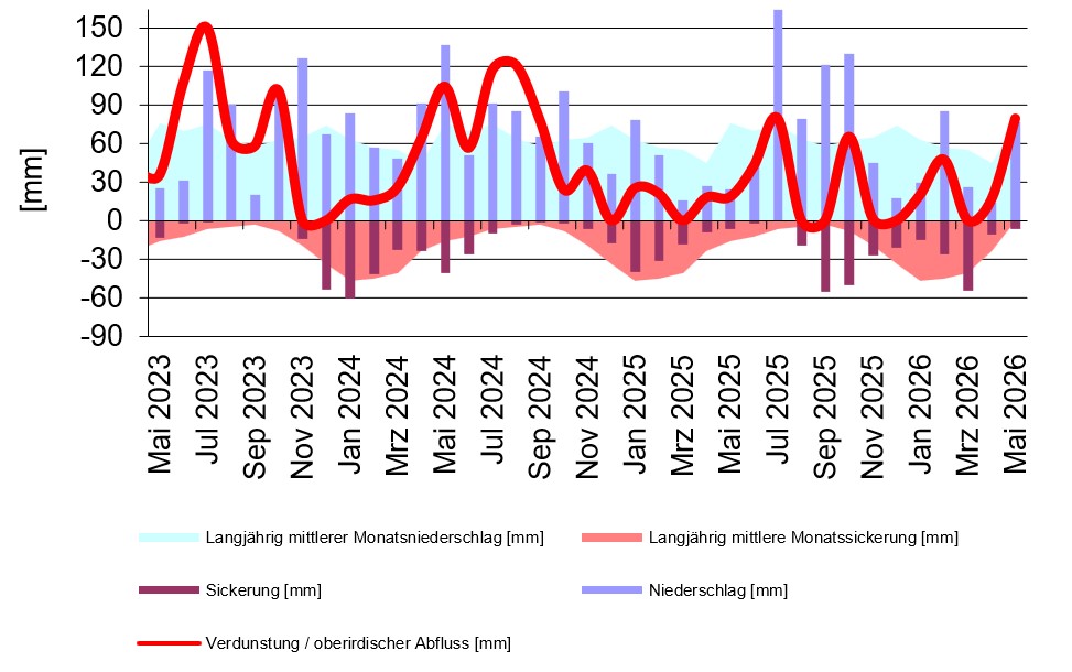 statistische Auswertung von Messeinrichtungen der Lysimeteranlage Büchig