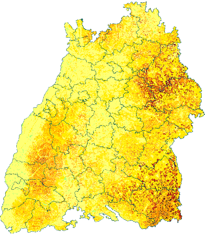 Stickstoffdeposition Baden-Württemberg
