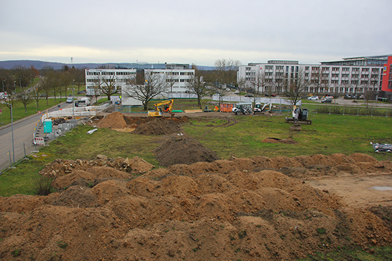 Einrichtung der Baustelle