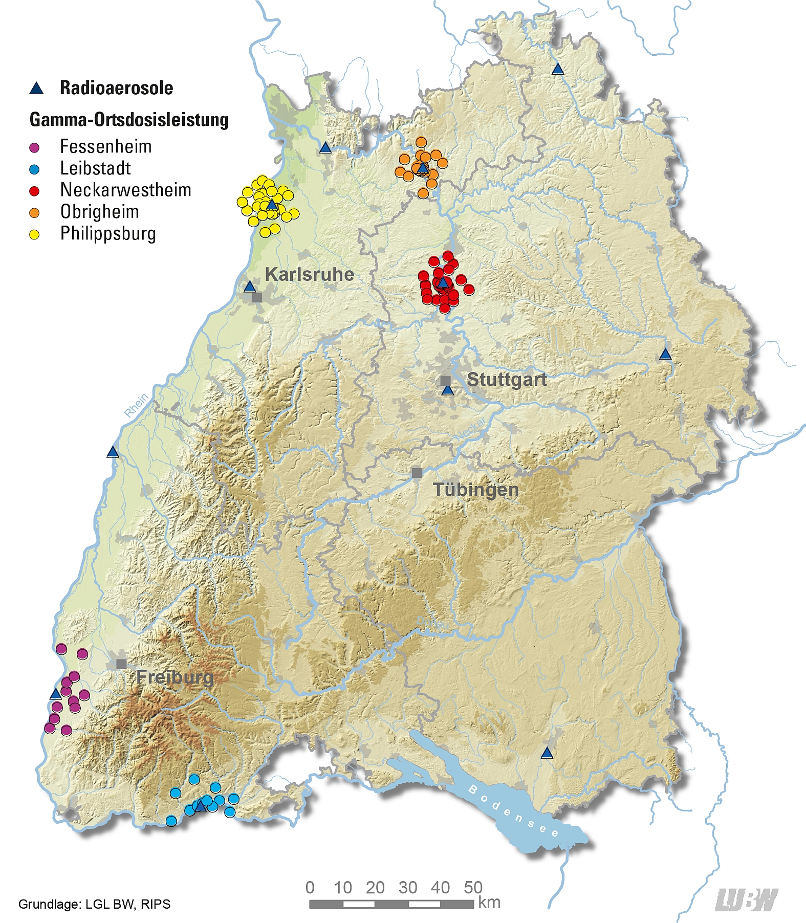 Karte des Monats Kernreaktor-Fernüberwachung